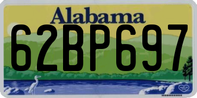 AL license plate 62BP697