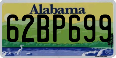 AL license plate 62BP699