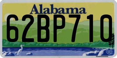 AL license plate 62BP710