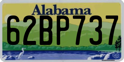 AL license plate 62BP737