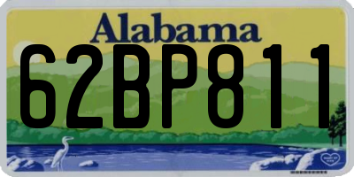 AL license plate 62BP811