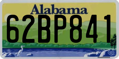 AL license plate 62BP841