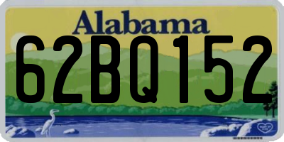 AL license plate 62BQ152