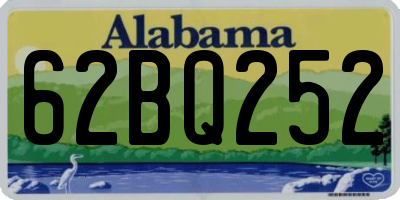 AL license plate 62BQ252