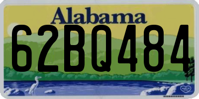 AL license plate 62BQ484