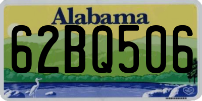 AL license plate 62BQ506