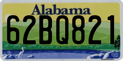 AL license plate 62BQ821