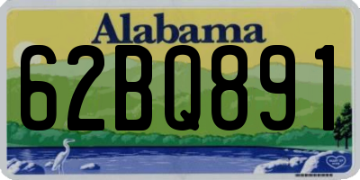 AL license plate 62BQ891