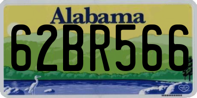 AL license plate 62BR566
