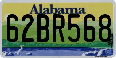 AL license plate 62BR568