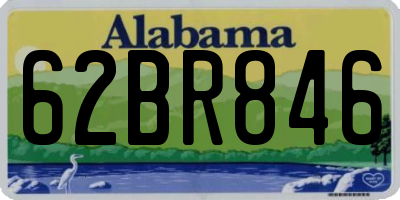 AL license plate 62BR846