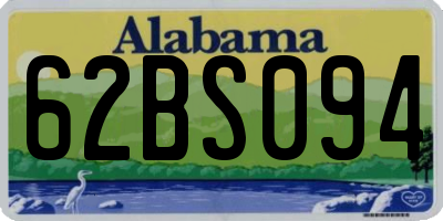 AL license plate 62BS094
