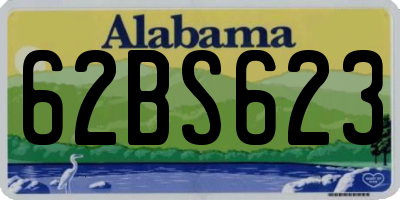 AL license plate 62BS623