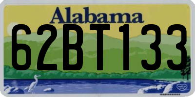 AL license plate 62BT133