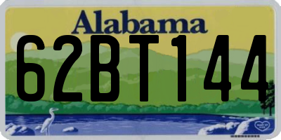 AL license plate 62BT144
