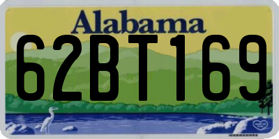 AL license plate 62BT169