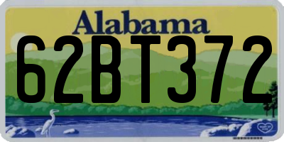 AL license plate 62BT372