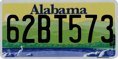 AL license plate 62BT573