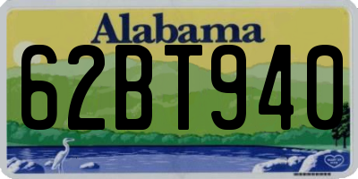 AL license plate 62BT940