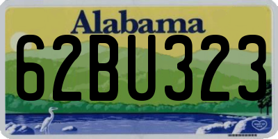 AL license plate 62BU323