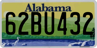 AL license plate 62BU432