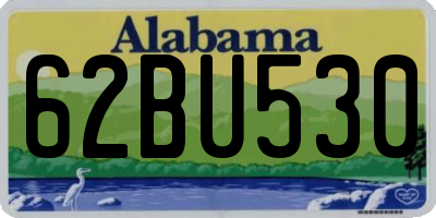 AL license plate 62BU530