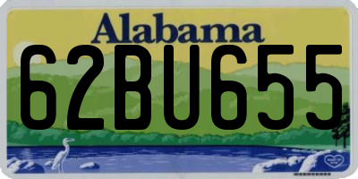 AL license plate 62BU655