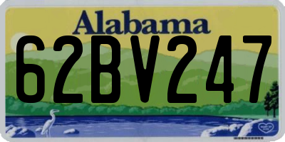 AL license plate 62BV247