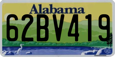 AL license plate 62BV419