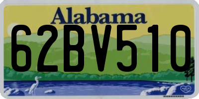 AL license plate 62BV510