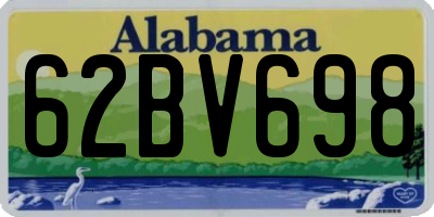 AL license plate 62BV698