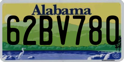 AL license plate 62BV780