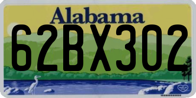 AL license plate 62BX302