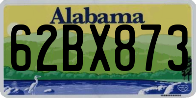 AL license plate 62BX873