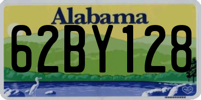 AL license plate 62BY128