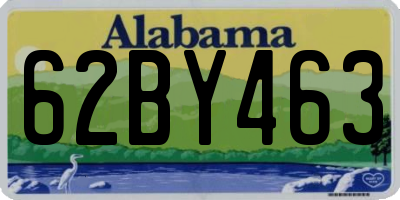 AL license plate 62BY463