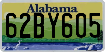 AL license plate 62BY605