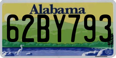 AL license plate 62BY793