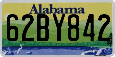 AL license plate 62BY842