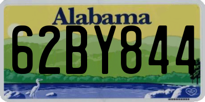 AL license plate 62BY844