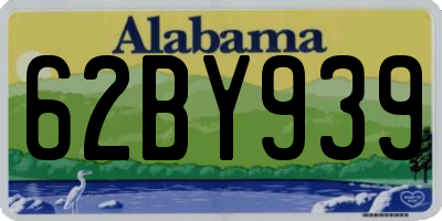 AL license plate 62BY939