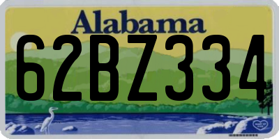 AL license plate 62BZ334