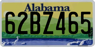 AL license plate 62BZ465