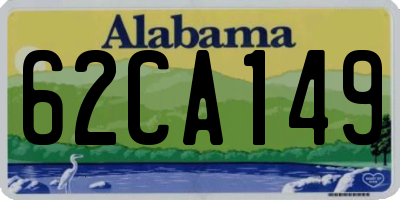 AL license plate 62CA149
