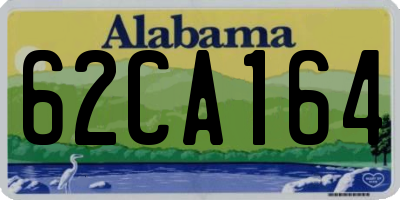 AL license plate 62CA164