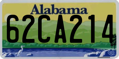 AL license plate 62CA214