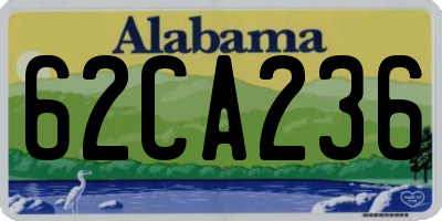 AL license plate 62CA236