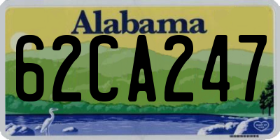 AL license plate 62CA247
