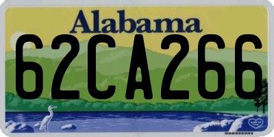 AL license plate 62CA266