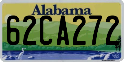 AL license plate 62CA272